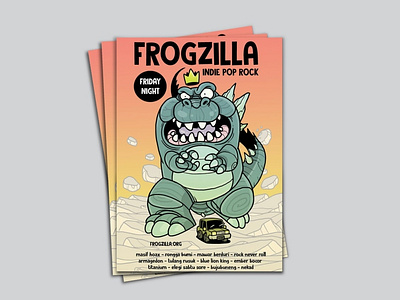 Frogzilla Poster