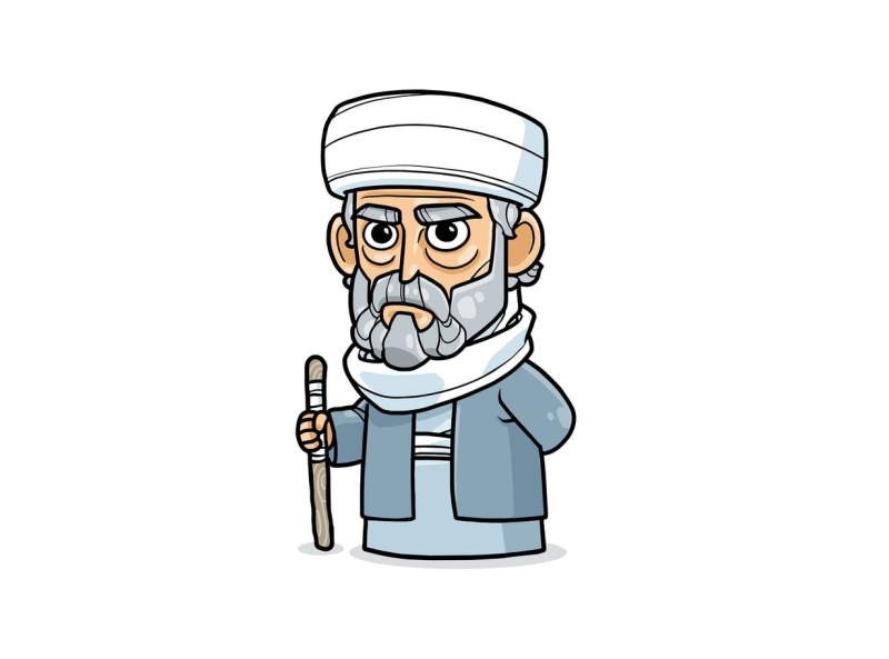 Rashidun Caliphate Vol 1 arab artwork caliphate cartoon character character design design doodle envato envatoelements graphic illustration islam leader muslim rashidun religion successor vector