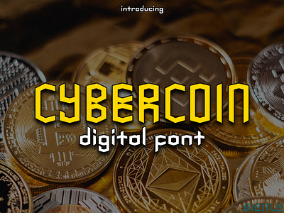 Cybercoin - Digital Font