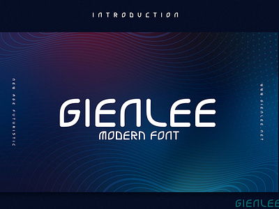 Gienlee - Modern Font