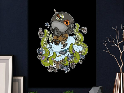 Lucid Dream artwork character design design displate doodle drawing graphic illustration mascot mascot logo poster