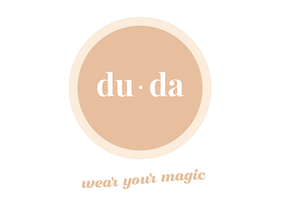 Logo for du•da art branding design graphic design illustrator logo minimal vector website