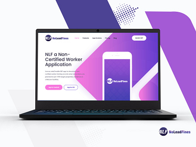 No Lead Fines Landing Page design mockup ui ux website website design