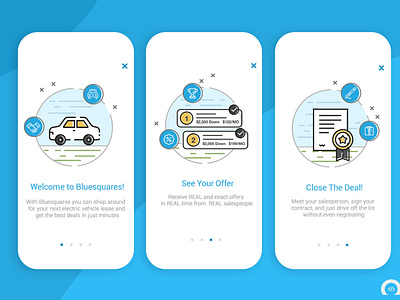 Blue Squares Car Leasing - Mobile App app designer app designers market place app design marketplace mobile app mobile app design mobile app designer mobile design mobile designer mrketpalce app ui ux ui ux design