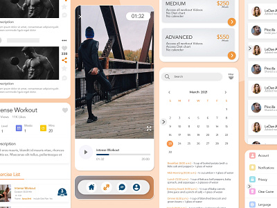 SWF Fitness App Design adobexd fitness app mockup ui ux design ui design ui ux ui ux designer