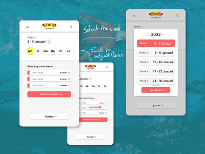 Swimming Team Lanes Schedule App