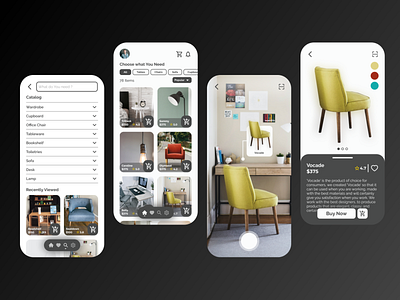 Furniture App | UI Design app ecommerce ecommerce app ecommerce design furniture futuristic ikea light marketplace marketplace app ui ui design uidesign uiux ux ux design uxdesign