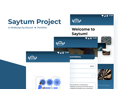 [Portfolio] - 'Saytum Corp' UI Redesign & Designing Projects.