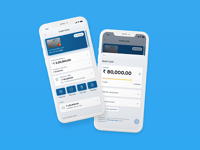 Quick Cash - Loan product for credit card blue credit card loan loan on credit card mobile app personal loan quick cash quick loan
