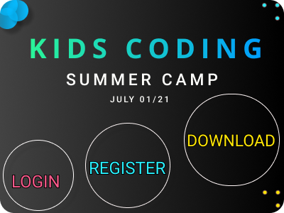 Let kids code! application branding coding colorful design figma figmadesign kids mobile summercamp ui ux