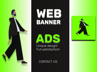 Web banner ads