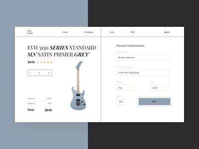 Payment page design payment page typography ui web