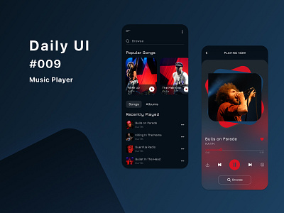 Daily UI #009 - Music Player