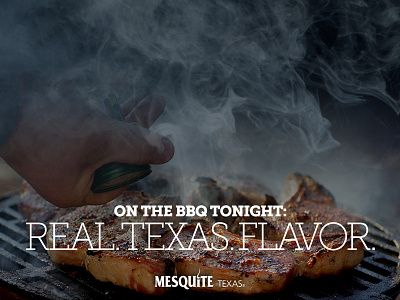 Real. Texas. Flavor barbecue bbq branding mesquite smoke texas