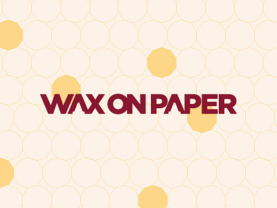 Wax On Paper Tape logo tape wax on paper