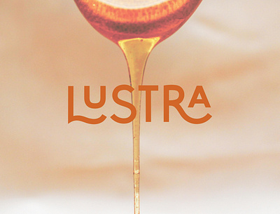 Logo design– Lustra brand identity branding font font design graphicdesign honey honeybee logo logodesign logotype sweet typeface visualidentity