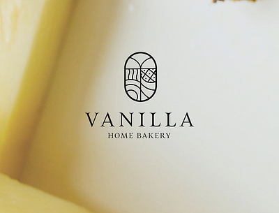 Vanilla Home Bakery– logo design bakery bakery logo brand design brand identity branding branding design cookie logo logodesign logomaker luxury logo modern logo sweet visualidentity