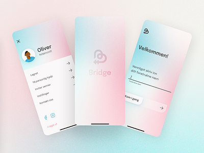 UX/UI Mobile app design– Bridge