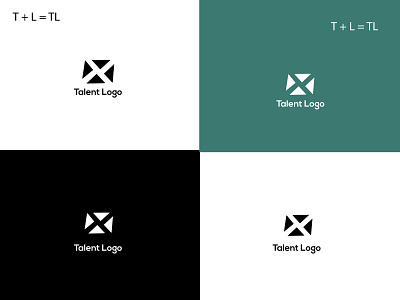 Talent logo letter modern design branding design icon identity letter logo logo folio milimalis modern monogram negetive space symble typography vector water marks