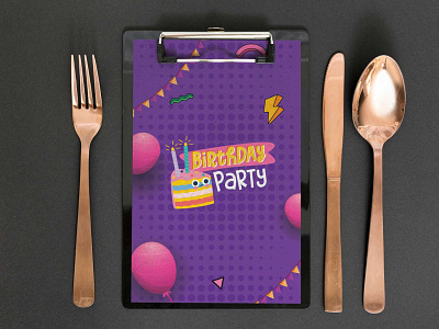 Children Party Menu Designs Templates