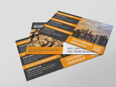 Technology Business Postcard Design Template best design download free get good graphicdesign mockup new psd psd design psd download psd mockup