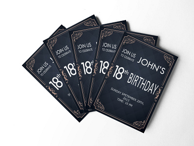 18th Birthday Invitation Design Templates best design download free get good graphicdesign mockup new photoshop psd