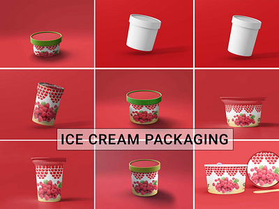 Ice cream mockup Collection