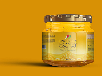 Small Honey Jar Label Mockup