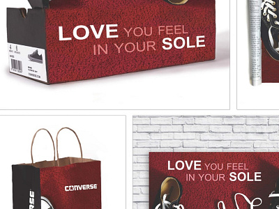 Converse Campaign ad design branding design graphic design illustration photoshop typography vector