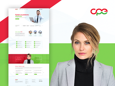 CPE - Website Redesign Idea (Light) design homepage illustration landing page logo ui design uiux ux web design website