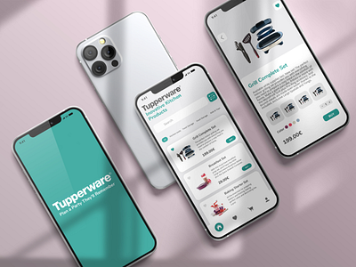 Tupperware - mobile app design