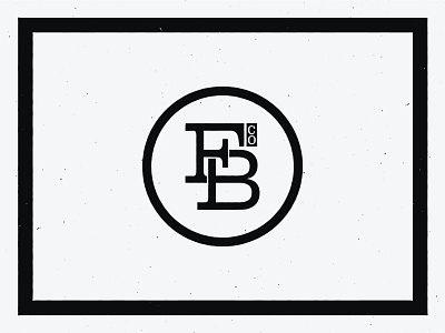 Frankie Brand Co. Alternative Badge branding cincinnati gritty icon logo logo mark mark monogram texture vintage
