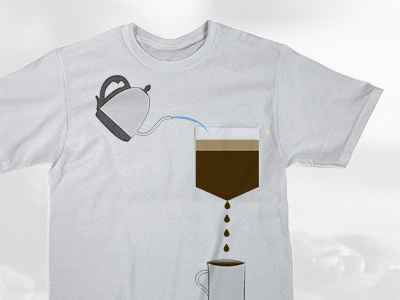 Cotton Filtered apparel coffee contest kitschy pourover threadless tshirt