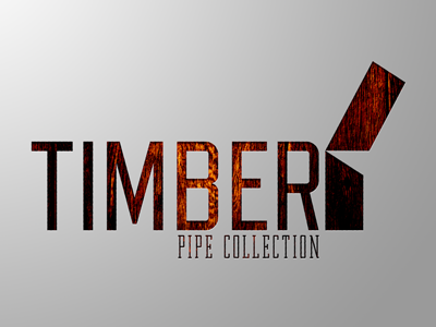 Timber Pipe Collection concept engraved logo pipe wood