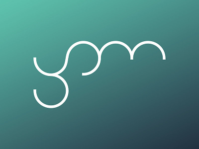 Yom Calendar Logo app calendar circle curve day gradient logo logotype time typography yom