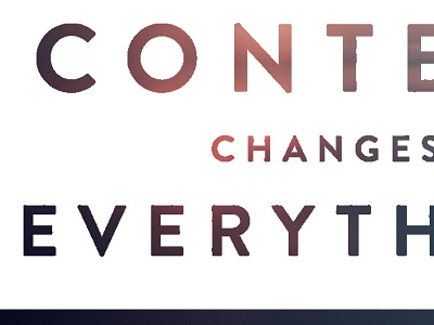 Context Changes Everything brandon graphic story storytelling text