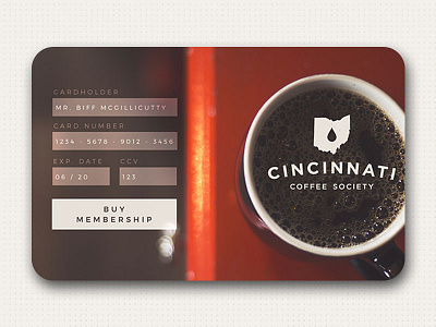 Daily UI #002 - Credit Card Form 002 checkout cincinnati coffee credit card dailyui form novel creative orange payment ui