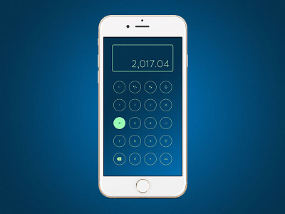 Daily UI #004 - Calculator 004 app calculator cincinnati dailyui math novel creative numbers story ui ux