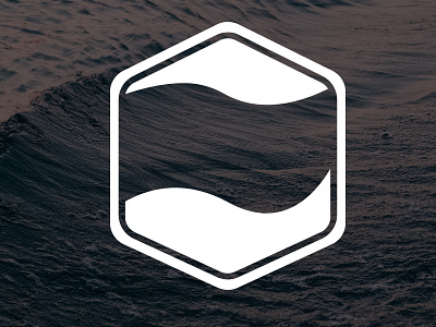 Allow yourself to get swept away today cincinnati clean logo mark novelmarks ocean sea tide water waves work
