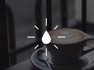 #novelmarks: Expansion coffee drip drop icon logo logo mark mark middle midwest novelmarks regional south