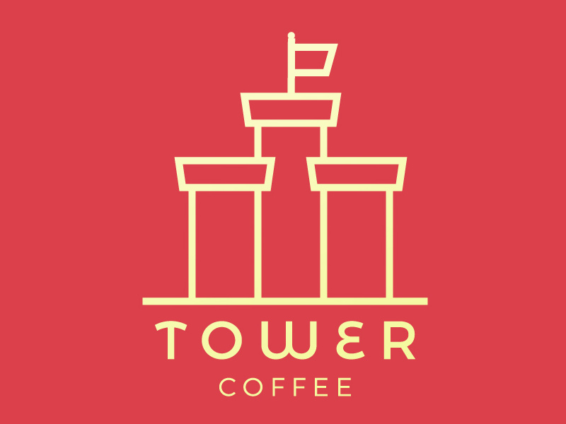 Coffeeshop at the top brand design logo design logo daily typography letter coffee shop coffee day6 dailylogochallenge novelmarks