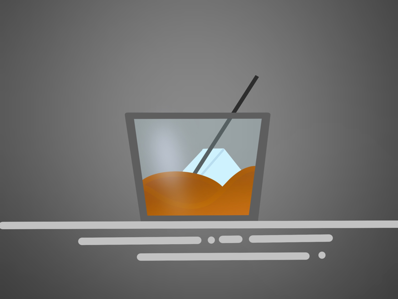 Cheers cincinnati digital illustration drawing gradient tasty procreate cocktail whisky whiskey bourbon
