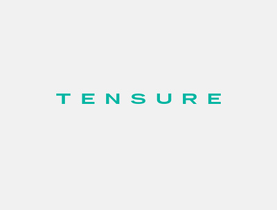 Tensure Final Logo Type benton sans branding cincinnati coding logo logotype simple tech typography ui