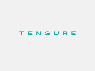 Tensure Final Logo Type benton sans branding cincinnati coding logo logotype simple tech typography ui