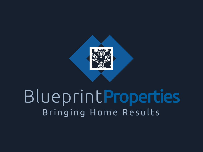 Blueprint Properties branding classic floral homes logo london properties real estate