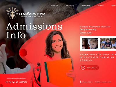 Harvester Christian Academy branding design icon illustration logo ui web design