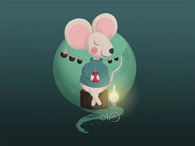 Mouse children illustration