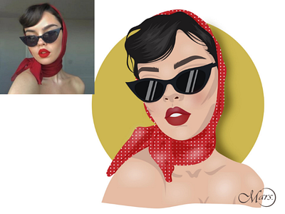 Pop art portrait