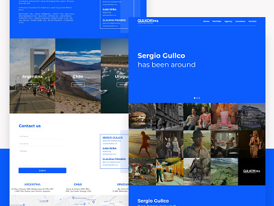 Guko Films branding cinema design landing sketch typography ui ux web