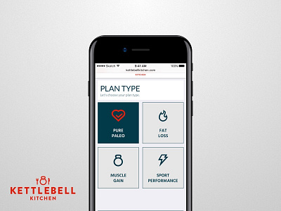 Meal Plan - Plan Type - Kettlebell Kitchen mobile ux web